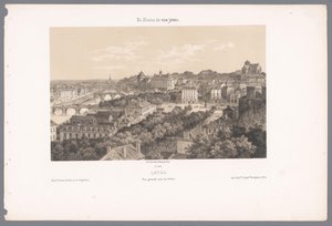 منظر لافال من جسر لافال. جائزة Vue générale du Viaduc (العنوان على الكائن) فرنسا المعاصرة (عنوان السلسلة) La France de nos jours (عنوان السلسلة على الكائن)