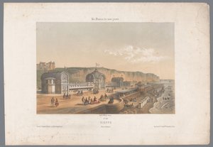 منظر لكازينو دييب دييب. Vue de Casino (العنوان على الكائن) فرنسا المعاصرة (عنوان السلسلة) La France de nos jours (عنوان السلسلة على الكائن)