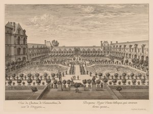 منظر من Château de Fontainebleau ، من Orangerie بواسطة إسرائيل سيلفستر