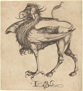 ذا جريفين بواسطة Israhel van Meckenem after Martin Schongauer