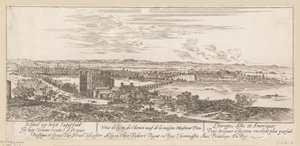 منظر ليون من منزل السيد بيون Veue de Lyon du Chemin neuf de la maison Monsieur Pion (العنوان على الكائن)