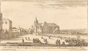 منظر لـ Prioress وقرية Croissy