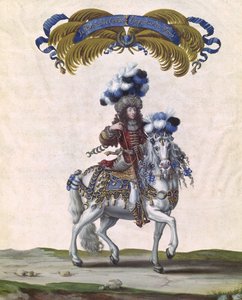 أمير كوندي كإمبراطور تركيا ، جزء من الرف الدائري الذي قدمه لويس الرابع عشر (1638-1715) أمام التويلري ، 5 يونيو 1662