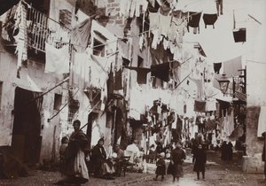 شارع مميز في باليرمو ، 1920 بواسطة مصور إيطالي