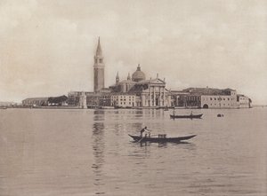 Isola S Giorgio (صورة b / w) بواسطة مصور إيطالي