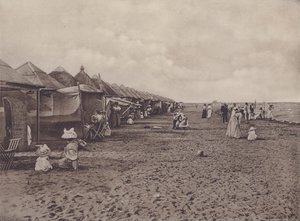 ليدو ، الشاطئ (صورة b / w) بواسطة مصور إيطالي