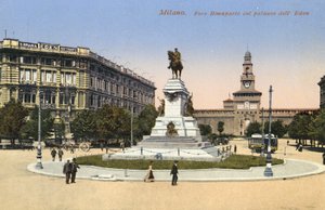 ميلان ، إيطاليا ، Foro Bonaparte ، Palazzo Dell Eden بواسطة مصور إيطالي