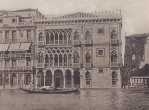 Palazzo Ca 'D'Oro (b / w photo) بواسطة مصور إيطالي