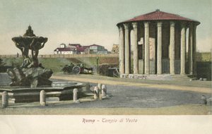 روما ، إيطاليا ، Tempio Di Vesta بواسطة مصور إيطالي