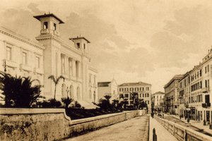 سان ريمو ، كازينو MUNICIPALE (صورة b / w) بواسطة مصور إيطالي