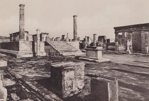 تيمبيو دي أبولو ، معبد أبولو (صورة b / w) بواسطة مصور إيطالي
