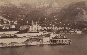 خليج مونتي كارلو ، 07/1887 (b / w photo) بواسطة مصور إيطالي