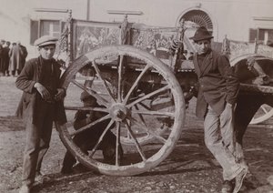 عربة صقلية النموذجية ، 1920 بواسطة مصور إيطالي