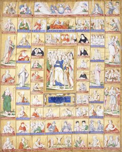 جميع القديسين مع القديس بطرس في المركز ، حوالي 1560 بواسطة المدرسة الايطالية