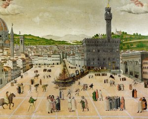 أوتوداف من جيرولامو سافونارولا بواسطة المدرسة الايطالية