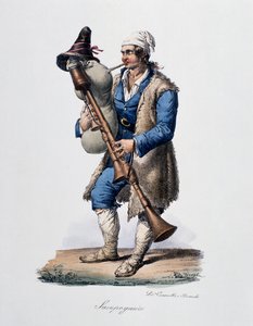 Bagpiper, Italy بواسطة المدرسة الايطالية