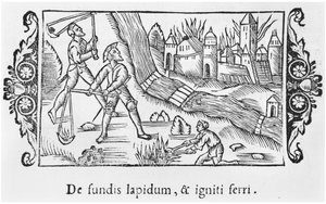 الاستيلاء على بلدة بالنار ، من تاريخ الشعوب الشمالية بواسطة Olaus Magnus (1490-1558) ، نُشر في روما ، 1555 بواسطة المدرسة الايطالية