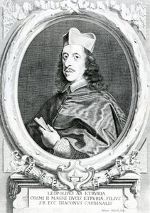 الكاردينال ليوبولد دي ميديشي (1617-1675) بواسطة المدرسة الايطالية