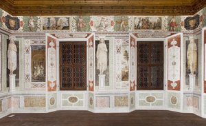 غرفة Caryatids: التحولات بواسطة Ovid (في الهواء الطلق) بواسطة المدرسة الايطالية