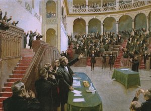 كافور يجعل أول برلمان وطني إيطالي يصفق للملك فيكتور عمانويل الثاني (1820-1878) في 18 فبراير 1861 ، التوضيح من ألبوم عن تاريخ Risorgimento المصنوع للشوكولاتة بواسطة المدرسة الايطالية