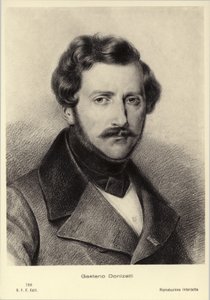 غايتانو دونيزيتي ، مؤلف موسيقي إيطالي (1797-1848) بواسطة المدرسة الايطالية