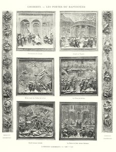 Ghiberti، Les Portes du Baptistere، Lorenzo Ghiberti بواسطة المدرسة الايطالية