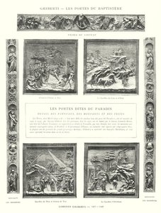 Ghiberti، Les Portes du Baptistere، Lorenzo Ghiberti بواسطة المدرسة الايطالية