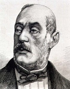 جوزيبي فيراري (1811-1876) مؤرخ إيطالي وفيلسوف سياسي (نقش) بواسطة المدرسة الايطالية