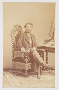 جوزيبي فيردي (1813-1901) c.1860 (صورة بني داكن) بواسطة المدرسة الايطالية