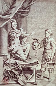رسم توضيحي من "Dei Delitti e delle Pene" بواسطة Cesare Bonesana (1738-94) Marquis de Beccaria بواسطة المدرسة الايطالية