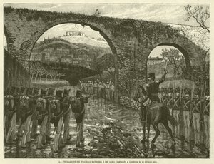 إطلاق النار على إخوة العلم ورفاقهم في كوزنسا في 25 يوليو 1844 (نقش) بواسطة المدرسة الايطالية