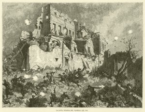 La Lotta Titanica Del Vascello (engraving) بواسطة المدرسة الايطالية