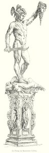 The Persee de Benvenuto Cellini (نقش) بواسطة المدرسة الايطالية