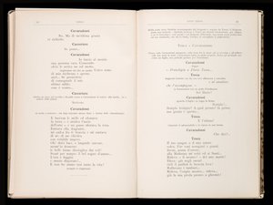 Libretto من Tosca بواسطة Giacomo Puccini ، Ricordi Edition ، إيطاليا بواسطة المدرسة الايطالية
