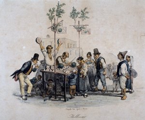 Melon seller, Italy بواسطة المدرسة الايطالية