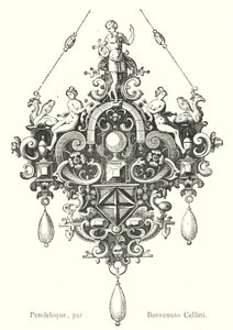 Pendeloque ، بواسطة Benvenuto Cellini (نقش) بواسطة المدرسة الايطالية