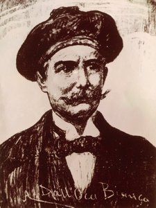 صورة إميليو سالغاري (ليثو) بواسطة المدرسة الايطالية