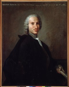 صورة جياناندريا فيوروني (1716-1778) ، ملحن إيطالي بواسطة المدرسة الايطالية