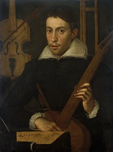 صورة موسيقي ، ج. 1570-1590 بواسطة المدرسة الايطالية