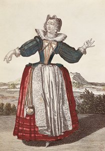 Radegonda ، شخصية Commedia dell