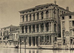إقامة روبرت براوننغز (1812-1889) في البندقية بواسطة المدرسة الايطالية