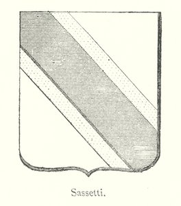 Sassetti (engraving) بواسطة المدرسة الايطالية