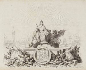 Storia Veneta (engraving) بواسطة المدرسة الايطالية