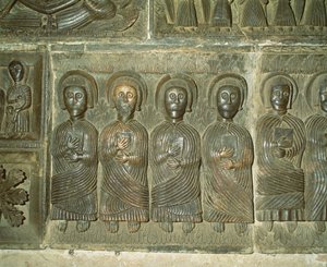 The Apostles, Pre-Romanesque relief (bronze) بواسطة المدرسة الايطالية