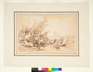 رحلة كلويليا ورفاقها ، 1650-1700 بواسطة المدرسة الايطالية