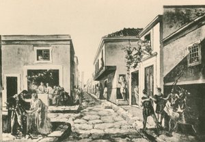 بيت الشرفة الذي كان عليه (الحفر) بواسطة المدرسة الايطالية
