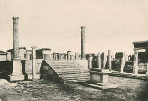معبد أبولو كما هو (الحفر) بواسطة المدرسة الايطالية