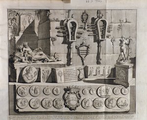 كلما (أجراس) ، تمثيلات مختلفة من الأخت بنديكت باشينيوس (1651-1721) بواسطة المدرسة الايطالية