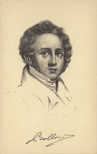 فينتشينزو بيليني ، مؤلف الأوبرا الإيطالية (1801-1835) بواسطة المدرسة الايطالية