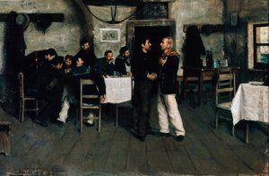 اجتماع جوزيبي غاريبالدي (1807-1882) وجيوفاني باتيستا كونيو (1809-1875) في تاغانروغ ، ميناء على البحر الأسود عام 1833 ، بقلم إيتالو نونيس فايس (1860-1932) بواسطة إيتالو نونيس فايس
